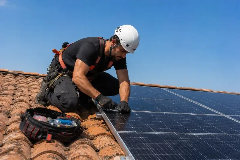 Maintenance et monitoring de panneaux solaires à Ploeren