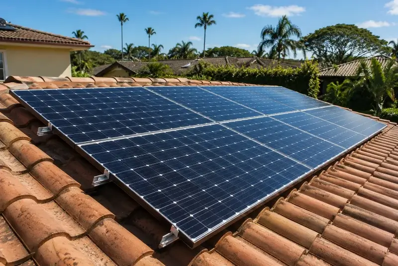 Installation de panneaux solaires à Ploeren